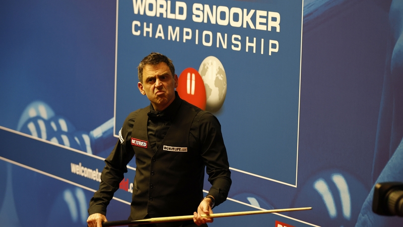 Ronnie O'Sullivan made a slow start to the first session