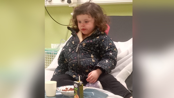 Holly was treated at Tallaght Hospital after she was struck by a scrambler bike in Seán Walsh Park