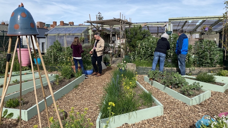 For members of the Mud Island Community Garden in the North Strand area of Dublin, the garden is an important social space