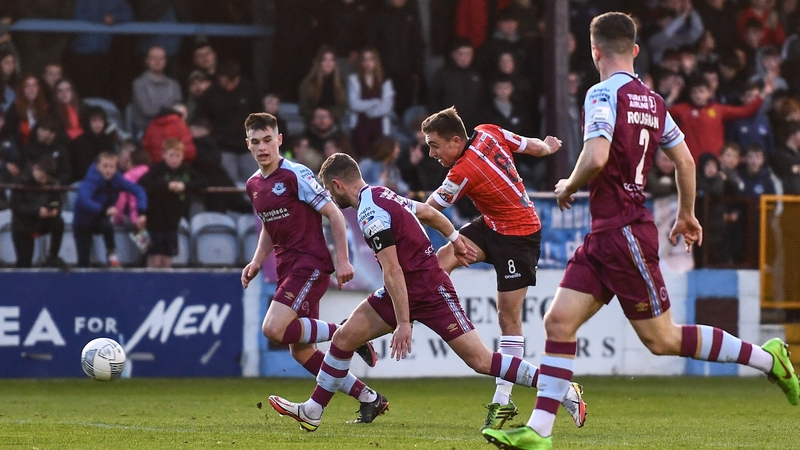 Joe Thomson fired Derry in front but they were pegged back