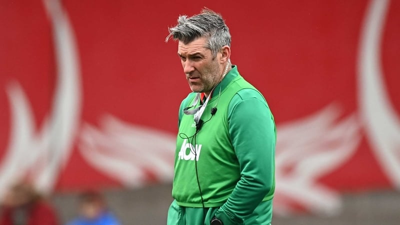 Ireland head coach Greg McWilliams