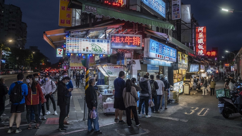 There was no sign of mass panic on the streets of Taipei due to the announcement