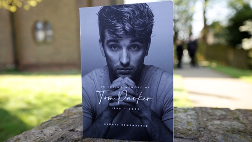 Tom Parker's family said his funeral service would be private but asked fans to line the streets Photo: Getty Images