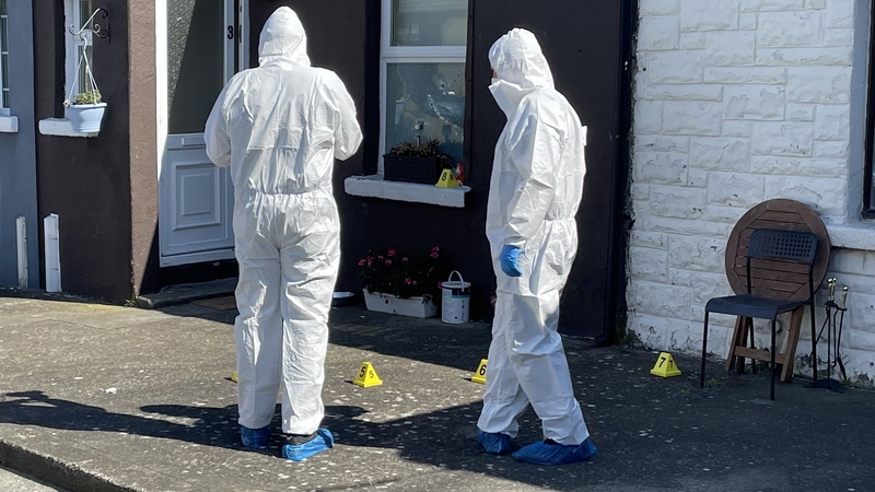 Scene was sealed off for forensic examination