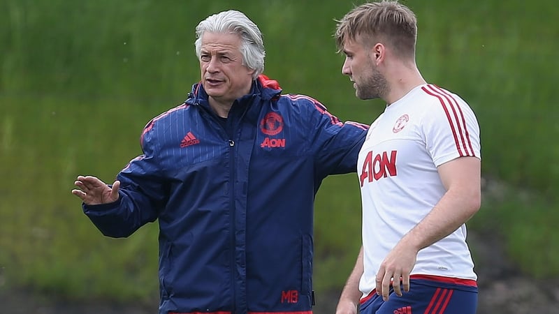 Marcel Bout (left) is set to leave Manchester United