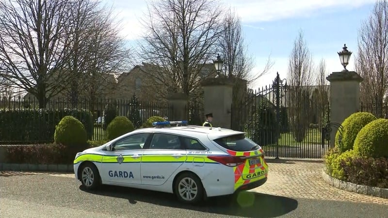 Gardaí in Cavan carried out a search of a house earlier today