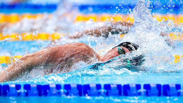 Max McCusker couldn't better his morning swim in the semi-finals