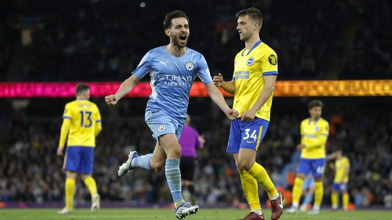 Bernardo Silva claimed City's third goal of the night