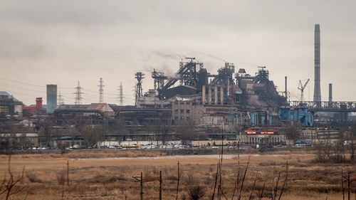 The Azovstal Steel plant, one of the largest metal works factories in Europe, is an industrial complex with a large network of underground rooms and tunnels