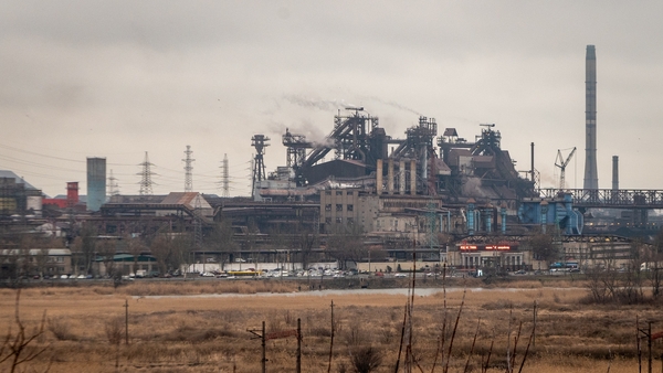 The Azovstal Steel plant, one of the largest metal works factories in Europe, is an industrial complex with a large network of underground rooms and tunnels