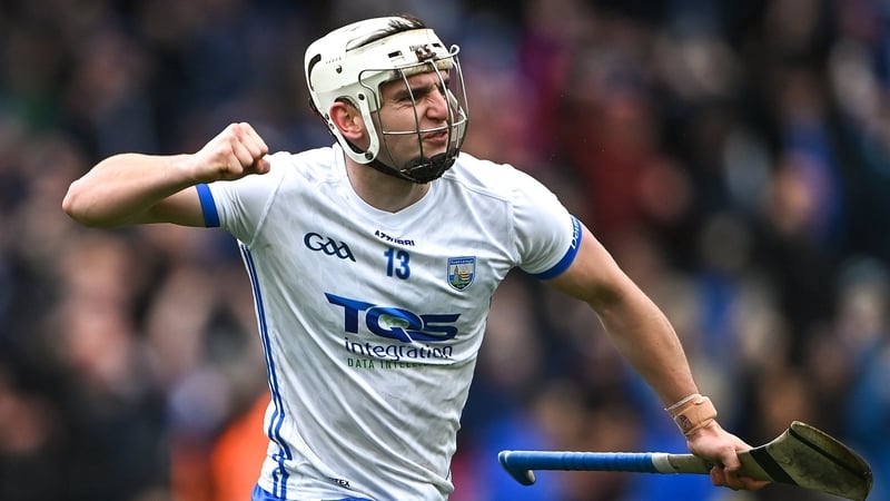 Dessie Hutchinson celebrates after blasting home Waterford's second goal against Tipperary
