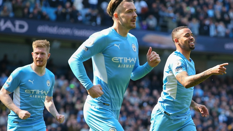 Jack Grealish is chasing his first Premier League title against his former side