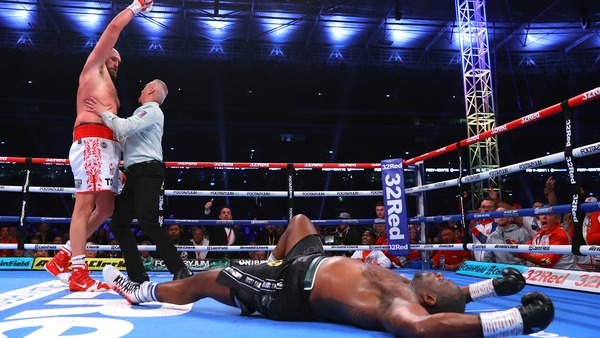 Fury downed Whyte in the sixth round