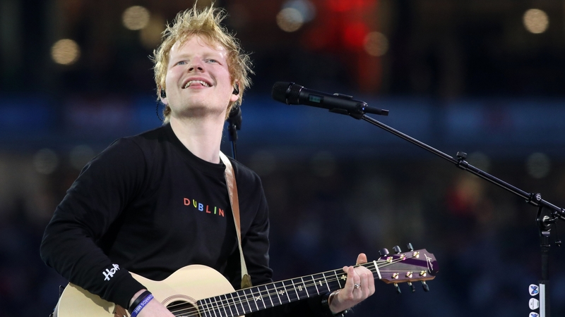 Ed Sheeran playing Croke Park over the weekend