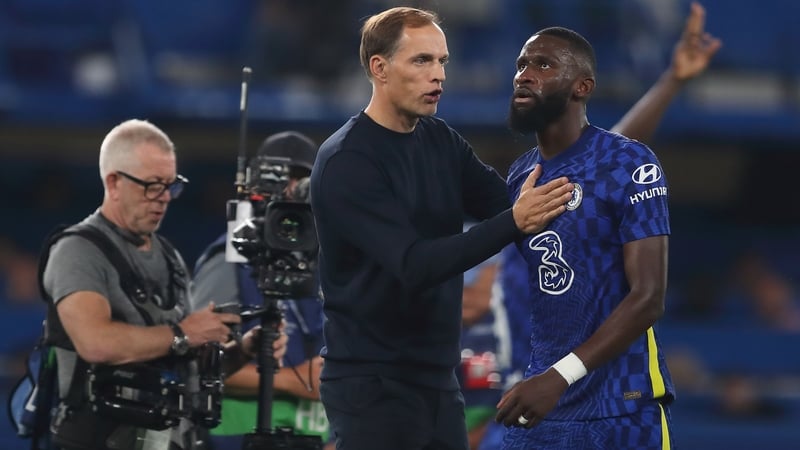 Antonio Rudiger (R) became one of Chelsea's key players under Thomas Tuchel