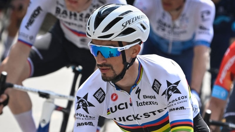 Alaphilippe broke two ribs, his shoulder blade and suffered a collapsed lung