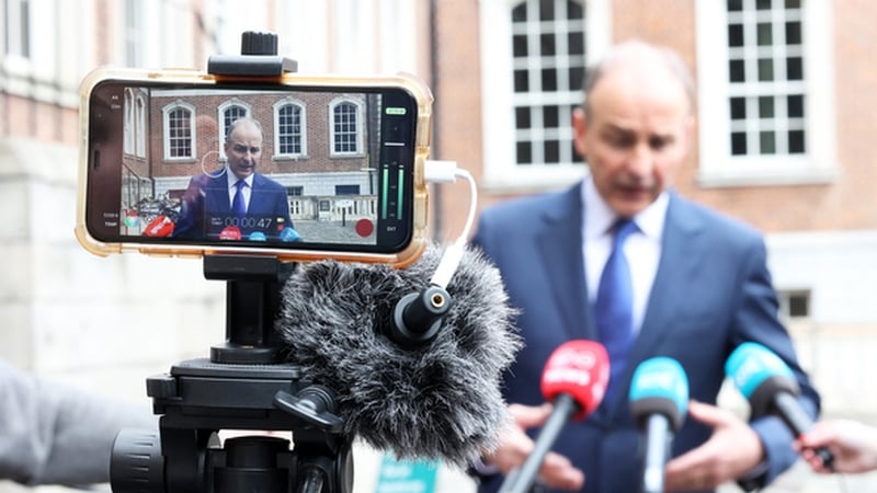 Micheál Martin recalled the 'very polluted city environment' of Dublin in the 1990s, when he said 'smoky coal was all over the place'