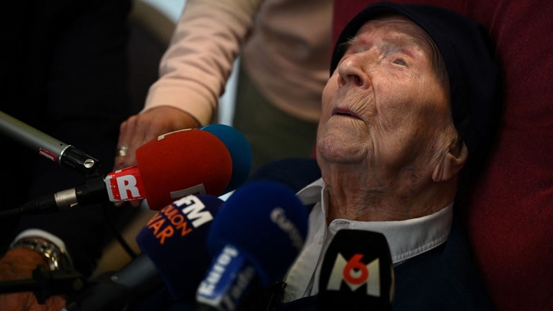 Sister Andre, 118-years-old, is now believed to be the oldest woman alive