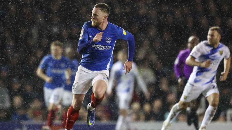 Aiden O'Brien struck late for Pompey