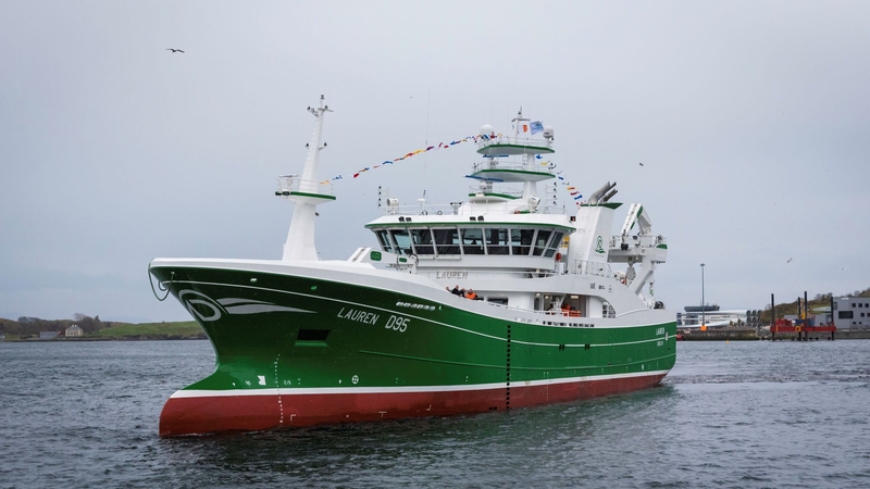 MV Lauren underwent a 'full monitor' on her return to Killybegs