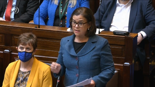 Ms McDonald called on Government to cut rents through a €1,500 tax rebate for tenants