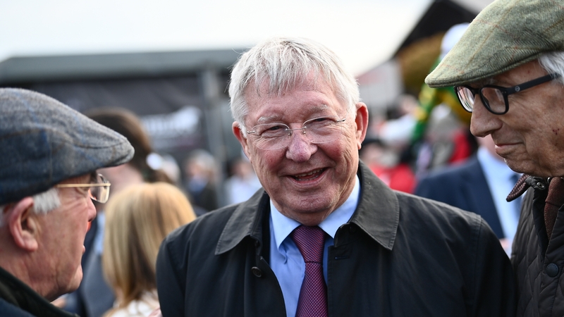 Manchester United legend Alex Ferguson was paying his first visit to Punchestown