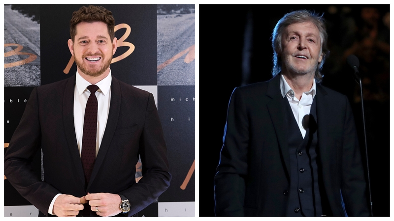 Michael Buble praises Paul McCartney after working with the former Beatles star on a new record