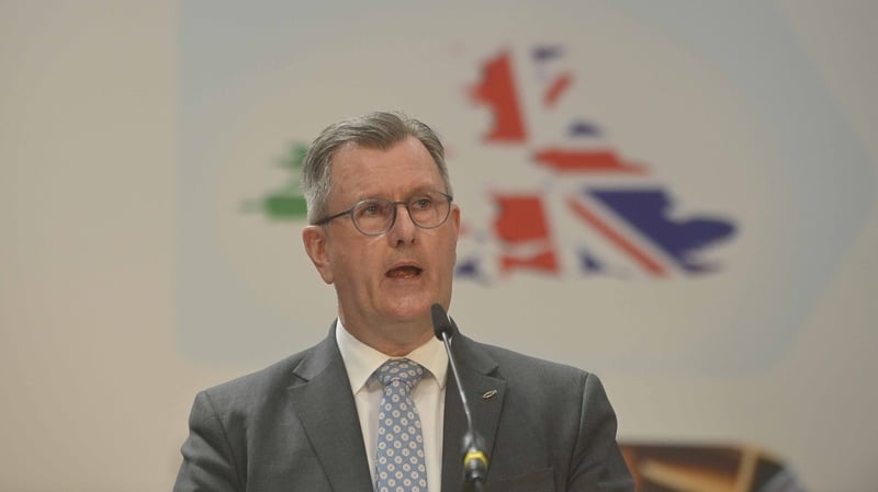 Democratic Unionist Party leader Jeffrey Donaldson
