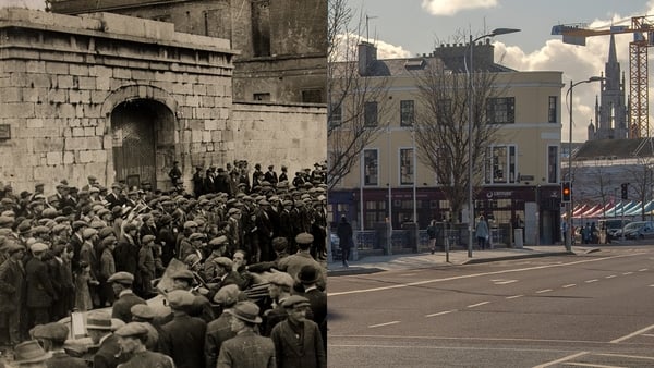 Troops arrive in Cork