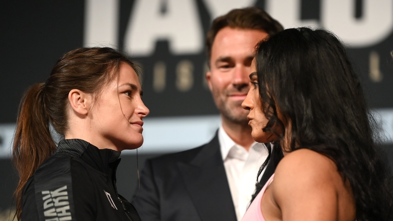 Katie Taylor faces off against Amanda Serrano