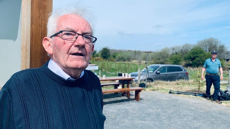 Martin Neary will be buried on land he has donated to the local community