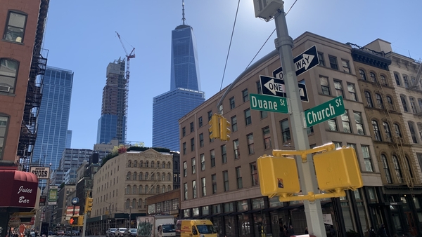 Duane Street, TriBeCa - home to the renowned Trinity Boxing gym