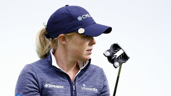 Stephanie Meadow enjoyed an upturn in form in round two