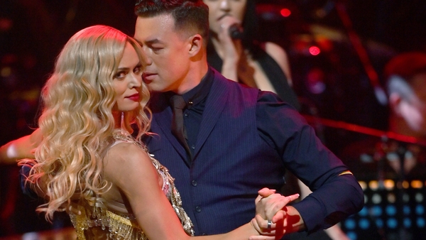 Nadiya Bychkova and Kai Widdrington during the rehearsals for the
Strictly Come Dancing: The Professionals tour in Manchester this week
Photo: Dave J Hogan, Getty Images