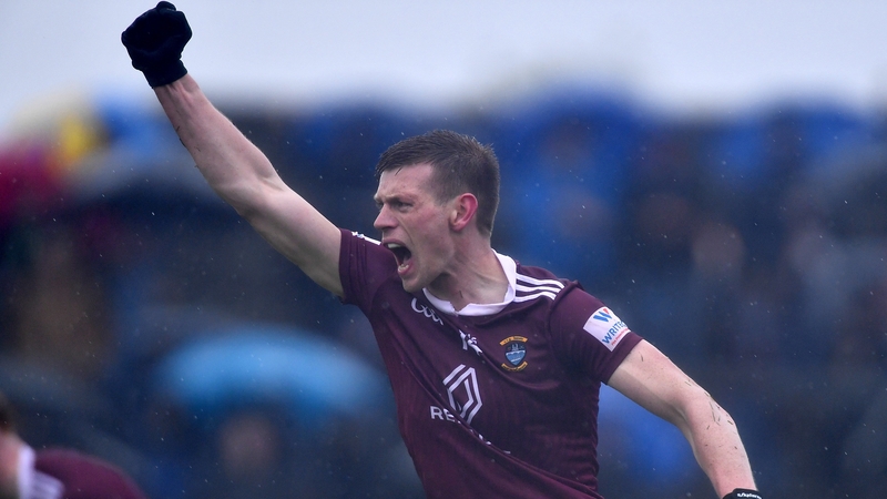 Westmeath talisman John Heslin celebrates scoring his side's first goal