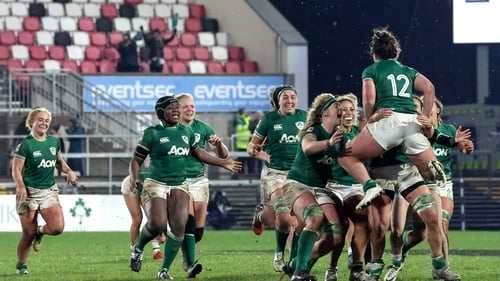 Ireland celebrate their late late show