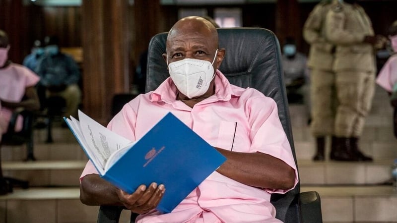 Paul Rusesabagina, who was portrayed as a hero in the Hollywood film 'Hotel Rwanda', pictured in 2021