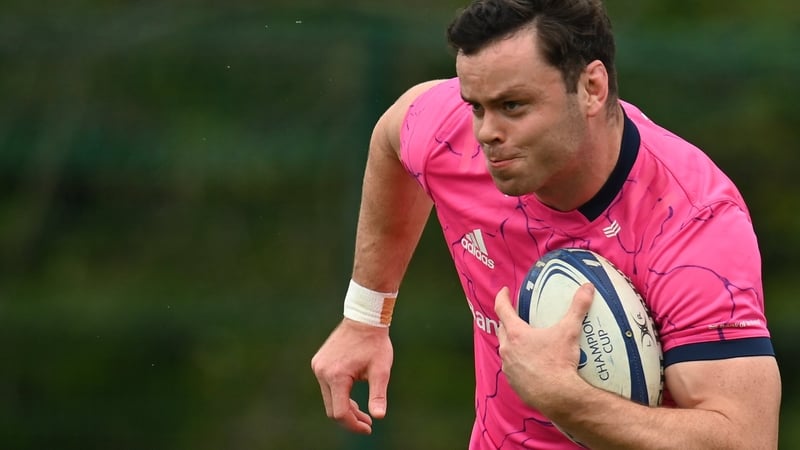 James Ryan at Leinster training today