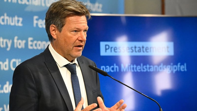 Germany's Economy Minister Robert Habeck