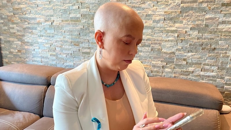 Melissa Harris from Dublin was diagnosed last year with an aggressive form of Ovarian cancer