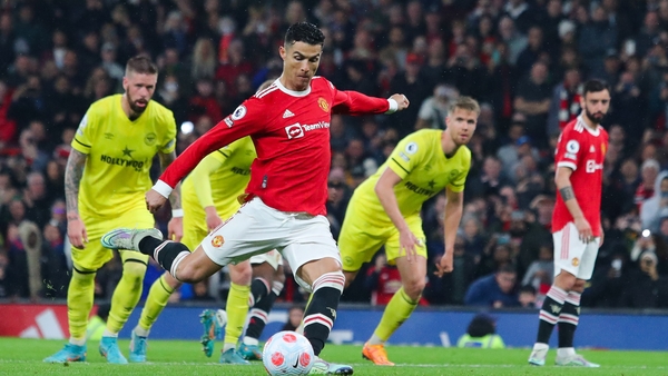 Cristiano Ronaldo netted United's second