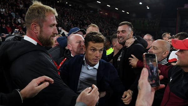 The Cherries boss is mobbed afterwards