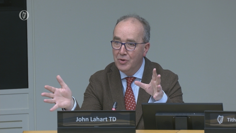 Fianna Fáil TD John Lahart said the foreign affairs committee will receive the heads of the bill of the potential legislation once it is drawn up by the Department of Foreign Affairs and signed off on by the Cabinet (File image)