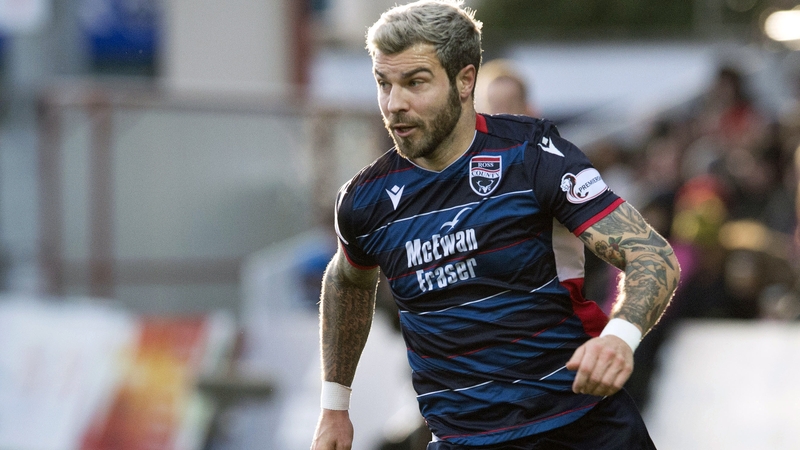 Richard Foster pictured in action for Ross County in 2019