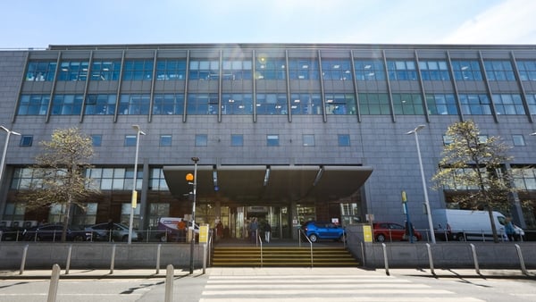 Pictured is the entrance St Vincent's Hospital in Dublin