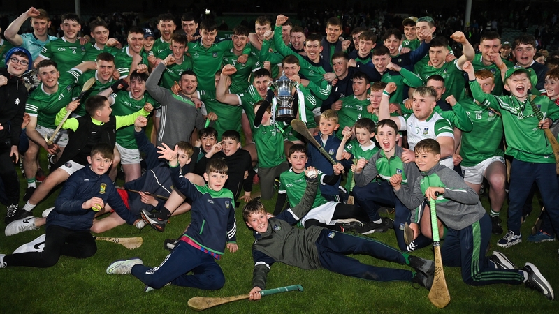 Limerick players and supporters celebrate
