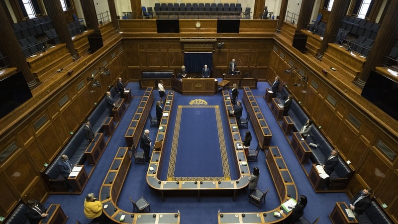 The Northern Ireland Assembly Chamber at Stormont