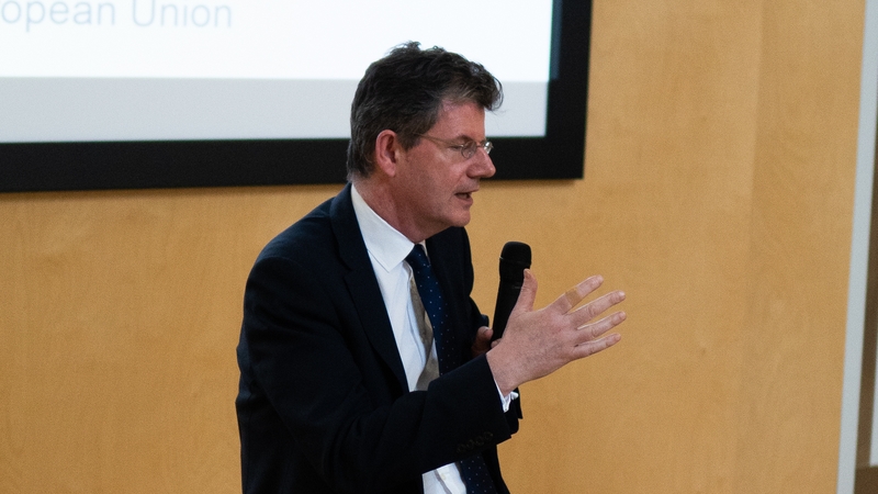 Paul Johnston was speaking as part of the Jean Monnet Lecture Series at University College Cork