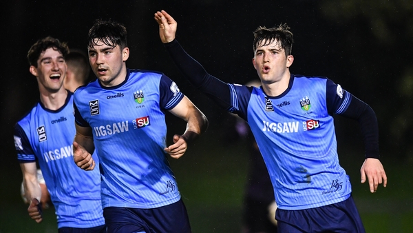 Colm Whelan after the second of his goals against Dundalk