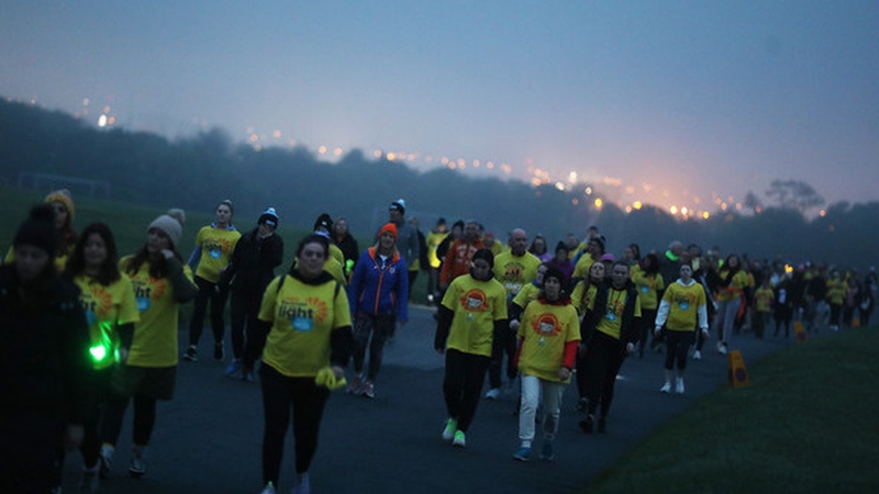 Walkers taking part in the Darkness Into Light event in Dublin's Phoenix Park (Pic: RollingNews.ie)